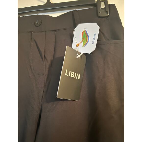 NWT Libin Women's Black Dress Pants SPF 50+ Flare Leg Size 6 - Picture 4 of 7